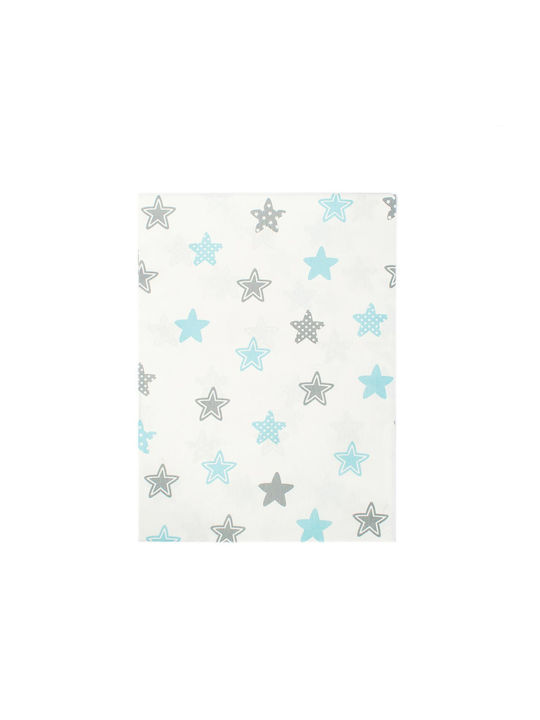 Dimcol Star Baby Cotton Pillowcase Light Blue 35x45cm