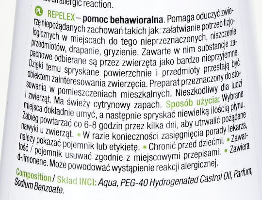 dr Seidel Repelex Spray Repelent Câine & Pisică