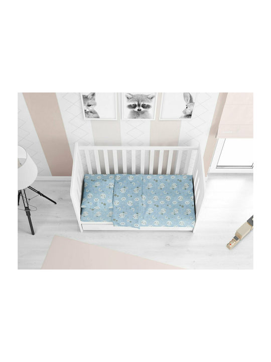 Dimcol Smile Baby Cotton Pillowcase Blue 35x45cm