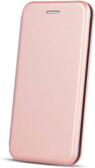 Book Δερματίνης Ροζ Χρυσό (Redmi Note 8 Pro)