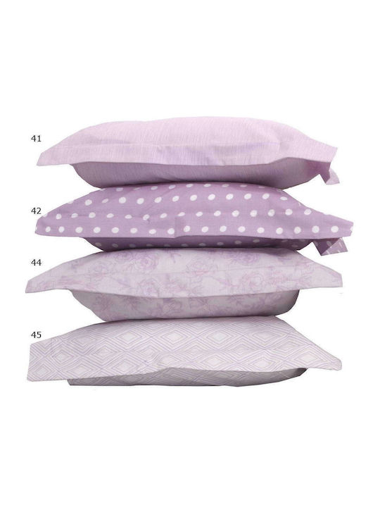 Anna Riska Mix & Match Baby Cotton Pillowcase Lilac 35x40cm