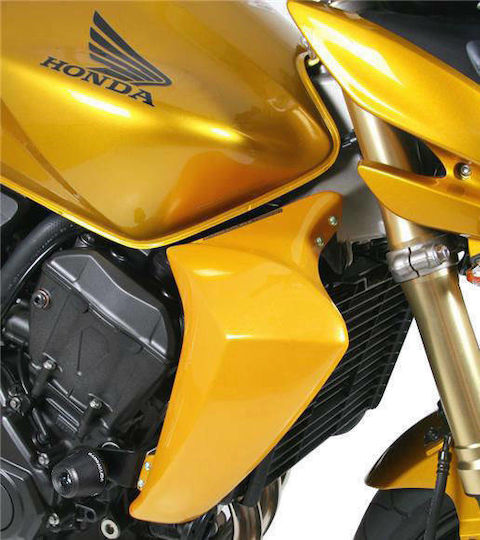 Barracuda Motorcycle Side Plastic Radiator Vents for Honda CB 600F Hornet / Hornet / Hornet 600 2007-2013 Black 1pcs