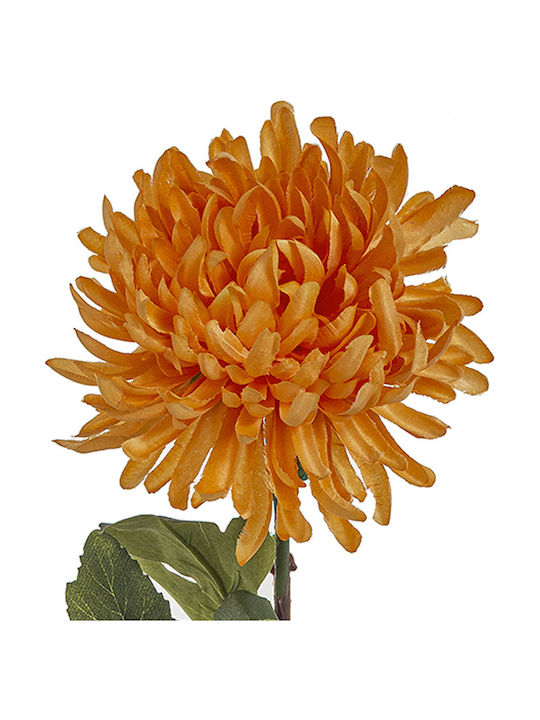 Zaros Künstlicher Dekorativer Zweig Chrysantheme Orange 18cm 1Stück