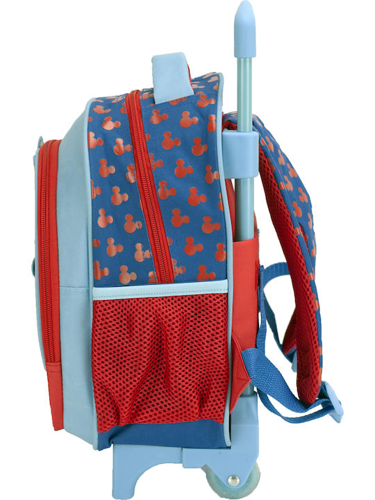 Gim Mickey Schulranzen Trolley Kindergarten Blau mit Flaschenhalter 12Liter