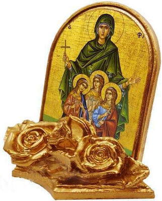 AGIA SOFIA - (Set of 30 pieces) Gold plated Ceramic Baptismal Corsage