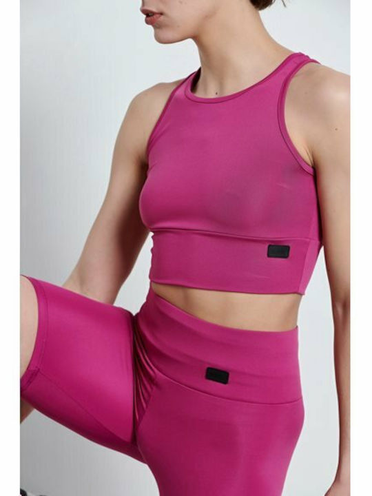 Women's Sports Bra without Padding Fuchsia