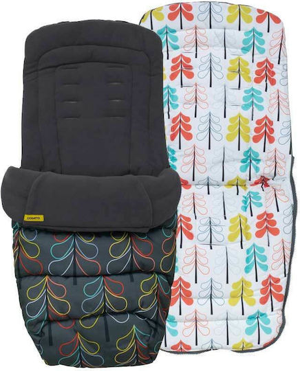 Cosatto Nordik Ποδόσακος Καροτσιού Μπλε με Fleece Επένδυση 85x48εκ.