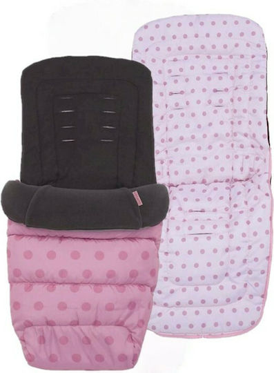 Cosatto Bunny Buddy Ποδόσακος Καροτσιού Ροζ με Fleece Επένδυση 85x48εκ.