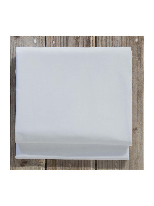Nima Sheet King Size with Elastic 180x200+32cm. Unicolors White