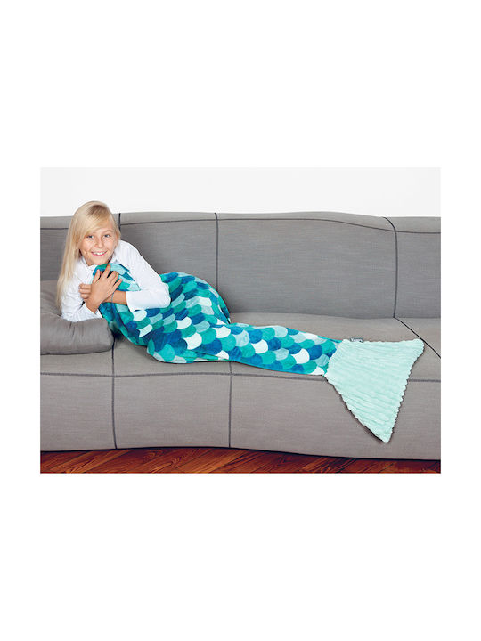 Kanguru Blanket Sirena Petrol Blue 100x130cm