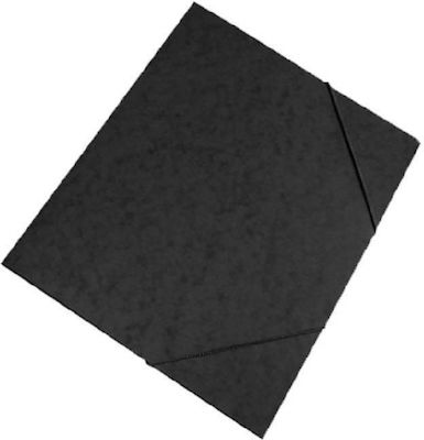 Leizer Folder Prespan with Rubber Band for Paper A4 Black