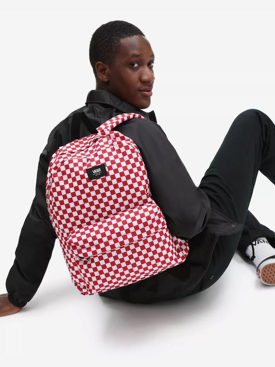 Vans Old Skool School Bag Backpack Junior High-High School in Red color