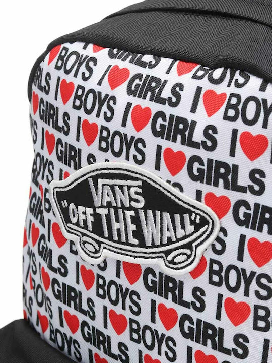 Vans Hearst Realm Backbag School Bag Backpack Junior High-High School Black 22Liters