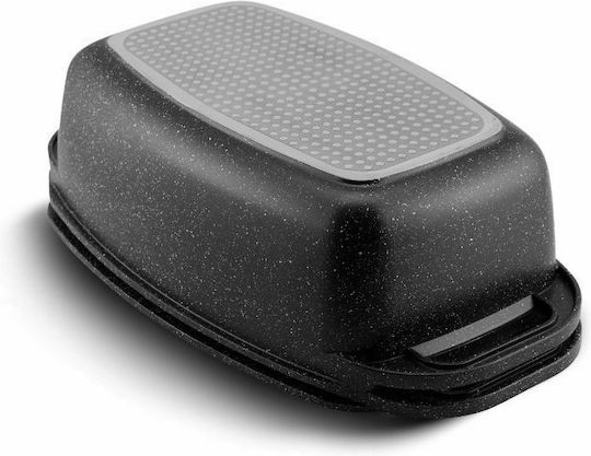 Edenberg Oală Dreptunghiulară din Aluminiu Turnat 32x21cm 1buc