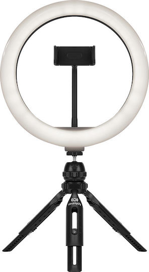 Kolink Streamplify Ring Light 26cm 3000 - 6000K με Επιτραπέζιο Τρίποδο και Βάση για Κινητό
