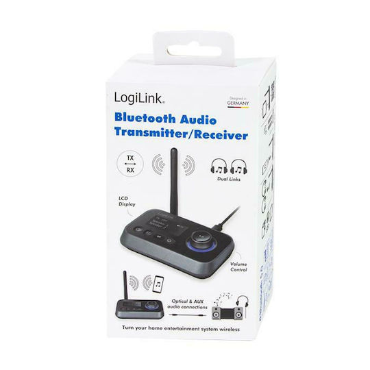 LogiLink Bluetooth 5 Receiver / Transmitter with 3.5mm Jack / Optical Output Ports