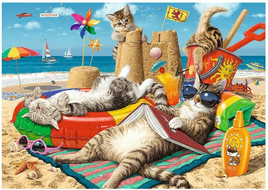Puzzle Feline Holidays 2D 1000 Piese