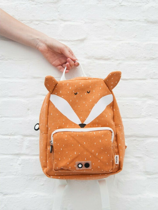 Trixie Mr. Fox Σχολική Τσάντα Πλάτης Νηπιαγωγείου Πορτοκαλί