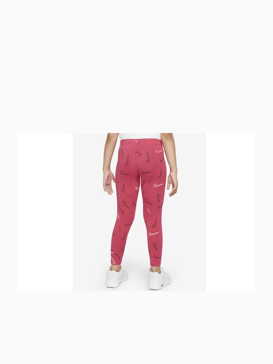 Nike Leggings pentru Copii Lung Fuchsia