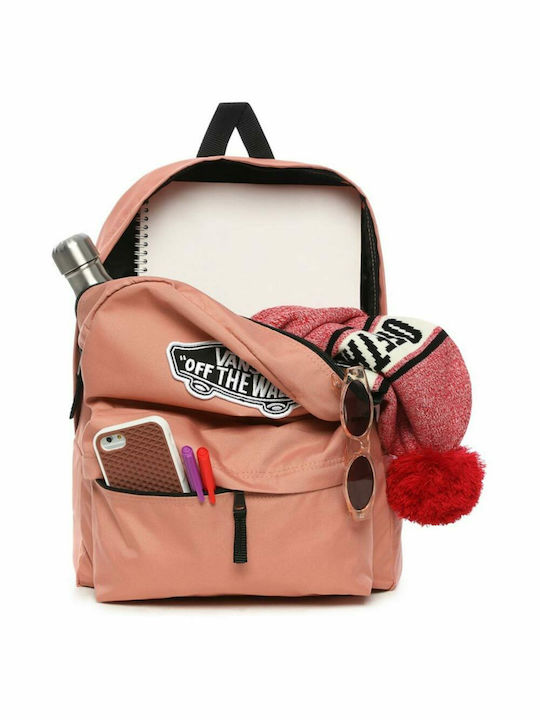 Vans Realm Backpack Ghiozdan Școlar de Spate Școala Gimnazială-Liceu Roz 22 Litri