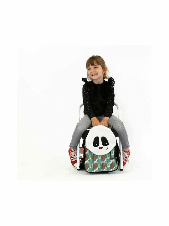 Les Deglingos Jelekros the Lion School Bag Backpack Kindergarten Green 6Liters