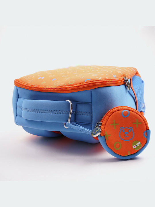 Oops All I Need XL Bear Ученическа Раница За Детска Градина Оранжева 30 x 17 x 38см