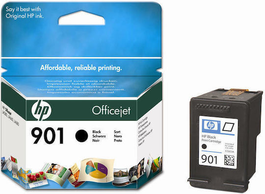 HP 901 Γνήσιο Μελάνι Εκτυπωτή InkJet Μαύρο (CC653AE)