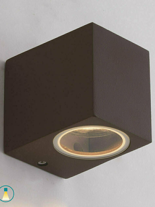 Fan Europe Wandmontiertes Außen-Spotlight GU10 IP54 9.3x8x6.7εκ.