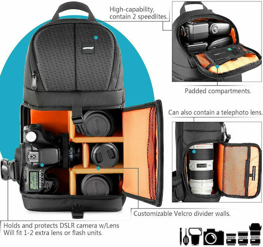 Neewer Camera Sling Bag Professional Orange