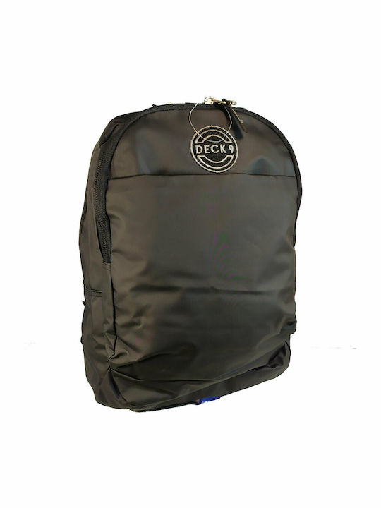 Deck 9 Black Glare School Backpack for Elementary with Water Bottle Holder Black 25L 29 x 19 x 42cm