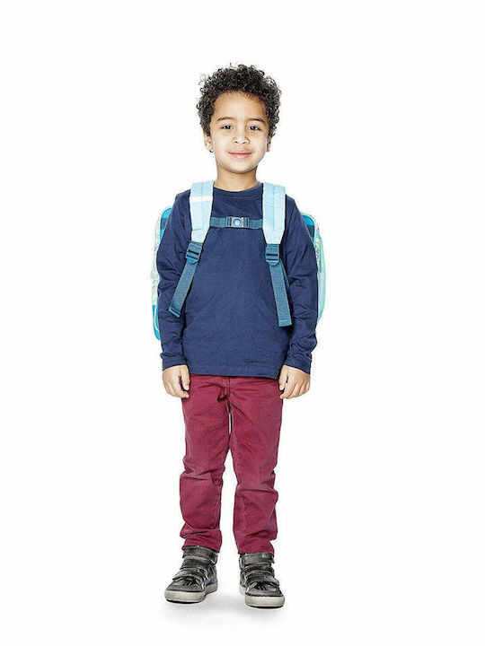 Lilliputiens George Backpack School Bag Backpack Kindergarten Light Blue 7Liters