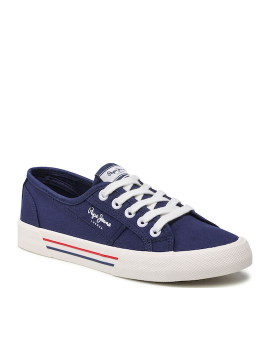 Pepe Jeans Brady Basic Sneakers Navy Μπλε