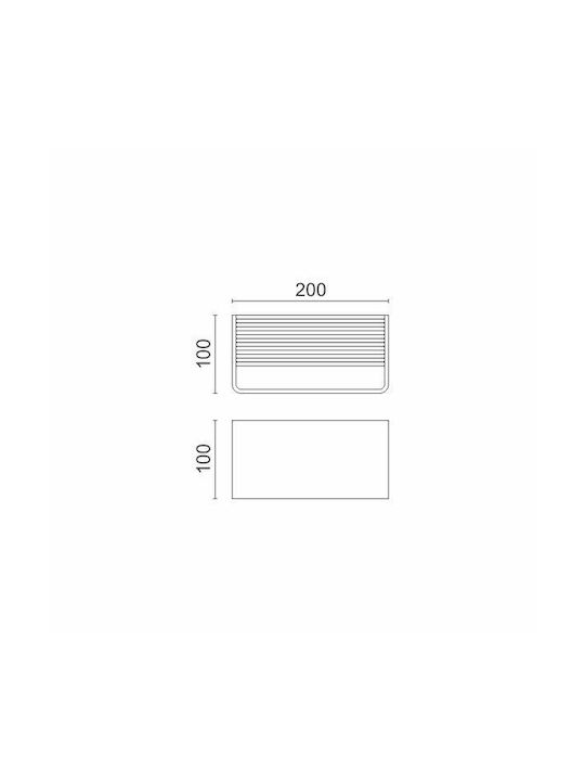Spot Light Φωτιστικό Τοίχου LED Λευκό 20x10x10εκ. Spot Light Φωτιστικό Τοίχου LED Λευκό 20x10x10εκ.