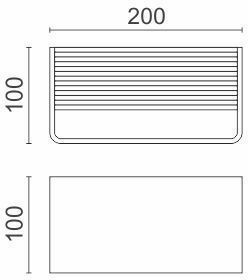 Spot Light Leuchte Wand LED Weiß 20x10x10cm Spot Light Leuchte Wand LED Weiß 20x10x10cm