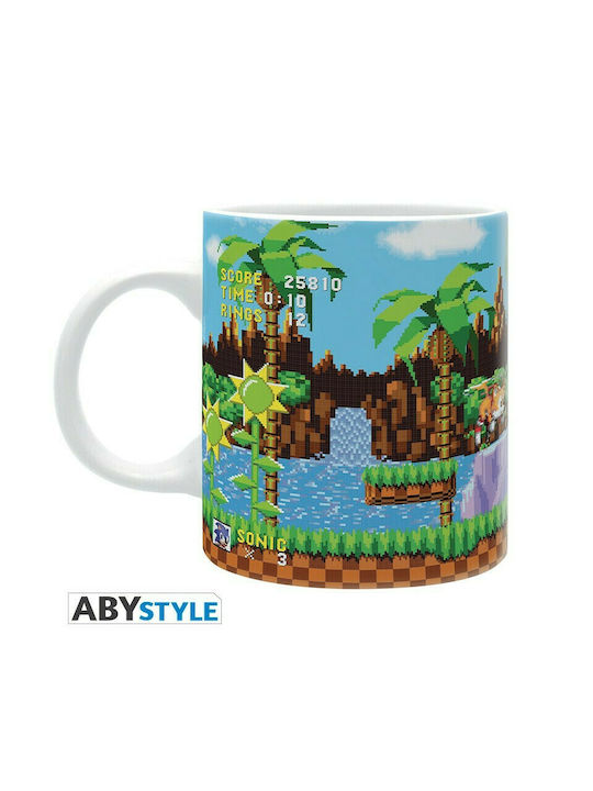 Abysse Sonic 16-Bit Cană Ceramică Multicoloră 320ml