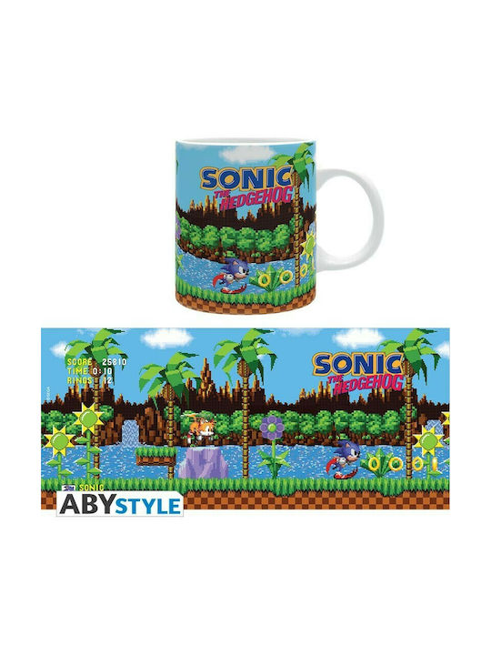Abysse Sonic 16-Bit Cană Ceramică Multicoloră 320ml