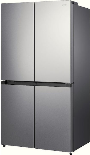 Gorenje Side-by-Side Kühlschrank 609Es Total NoFrost H178.5xB91.2xT72.5cm. Inox NRM918FUX