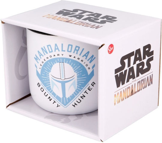 Stor Star Wars - The Mandalorian Κούπα Κεραμική Λευκή 400ml
