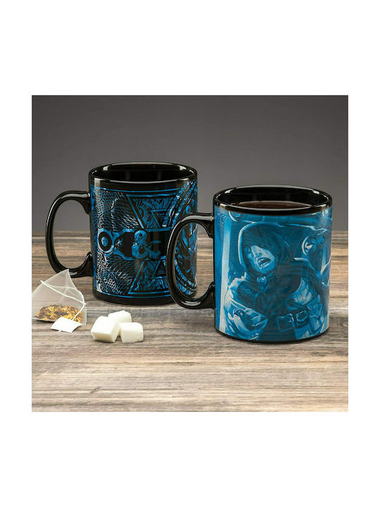 Paladone Dungeons & Dragons Heat Change Cană Ceramică Albastră 300ml