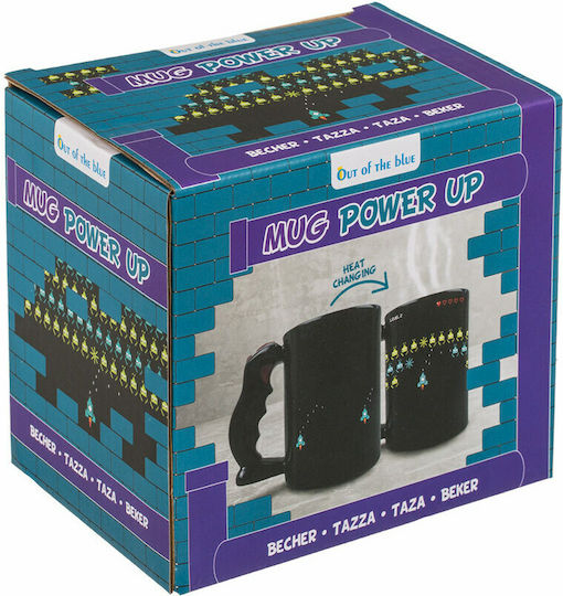 Octopus Heat Change Tasse Keramik Arcade Handsteuerung - Power up 400ml