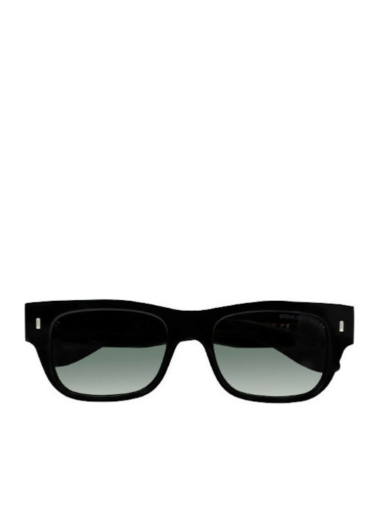 Unisex Sunglasses with Black Plastic Frame and Black Lens