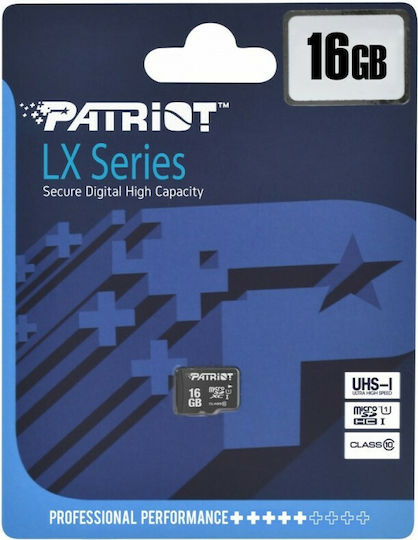 Patriot microSDHC 16GB U1 High Speed 40MB/s