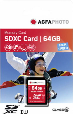 AgfaPhoto AgfaPhoto SDXC 64GB U1 V30 UHS-I Speicherkarten