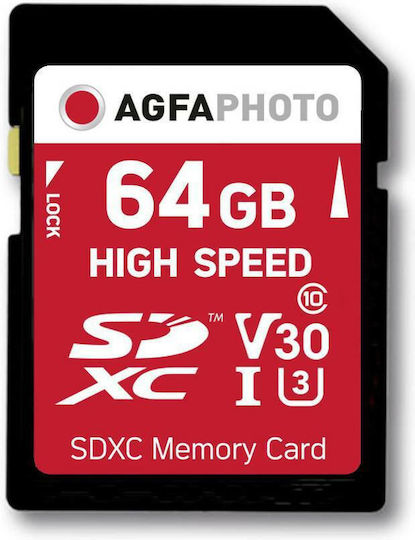AgfaPhoto AgfaPhoto SDXC 64GB U1 V30 UHS-I Speicherkarten