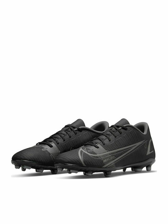 Nike Mercurial Vapor 14 Club Χαμηλά Ποδοσφαιρικά Παπούτσια με Τάπες Μαύρα