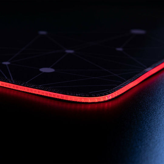 Meetion PD121 Gaming Mouse Pad XXL (880mm) με RGB Φωτισμό μέσω USB Μαύρο 17.007.0007