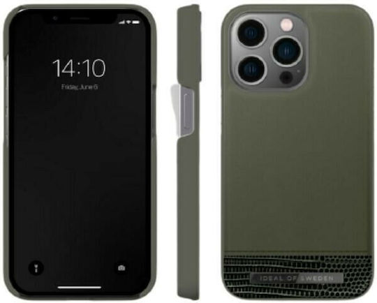 iDeal Of Sweden Atelier Back Cover Piele artificială Metal Woods (iPhone 13 Pro Max)