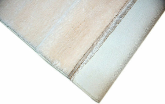 Tzikas Carpets Melia 25171-001 Anti-slip Rug Rectangular Shaggy Ivory