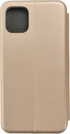 Forcell Book Δερματίνης Χρυσό (iPhone 11)