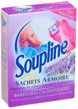 Soupline Αρωματικό Ντουλάπας με Άρωμα Λεβάντα 3τμχ